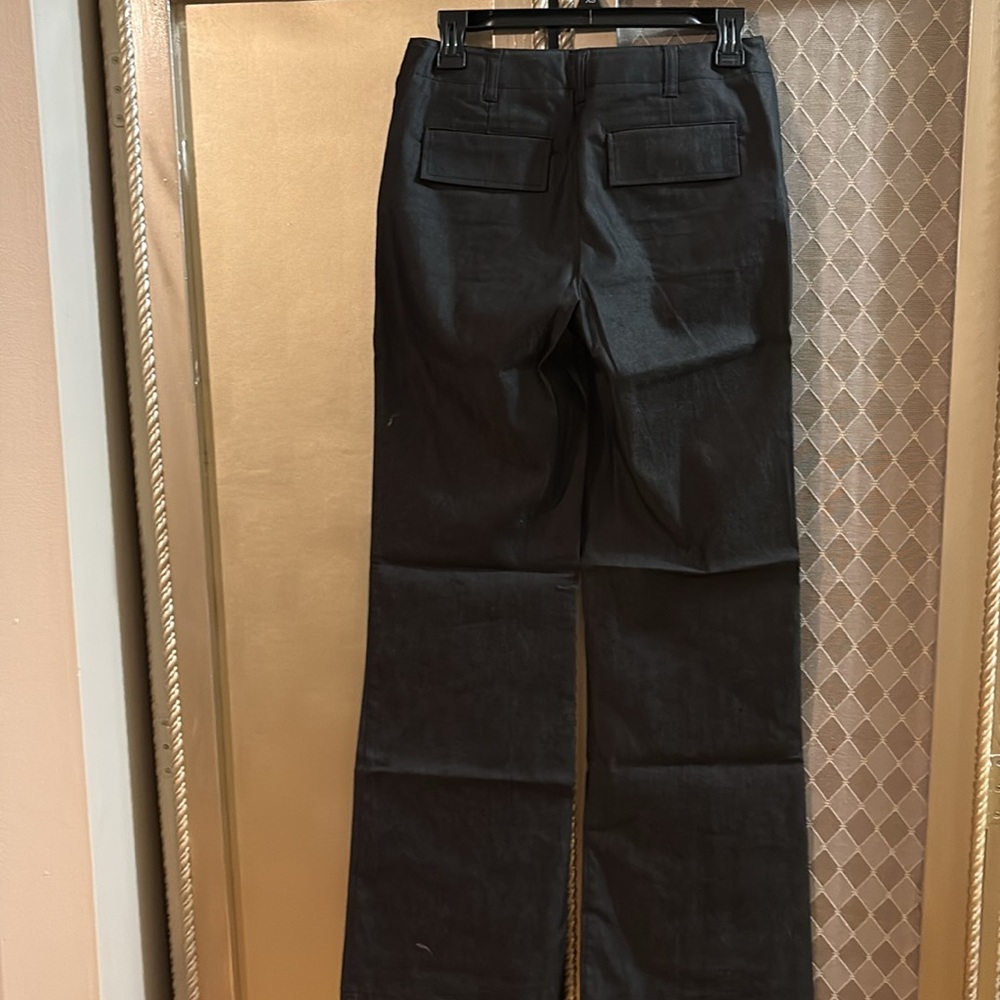 NWOT Ann Taylor Black Wide-Leg Trousers also in brown but size 4 c measurements - Picture 4 of 7
